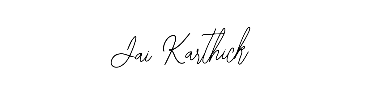 if you are searching for the best signature style for your name Jai Karthick. so please give up your signature search. here we have designed multiple signature styles  using Bearetta-2O07w. Jai Karthick signature style 12 images and pictures png