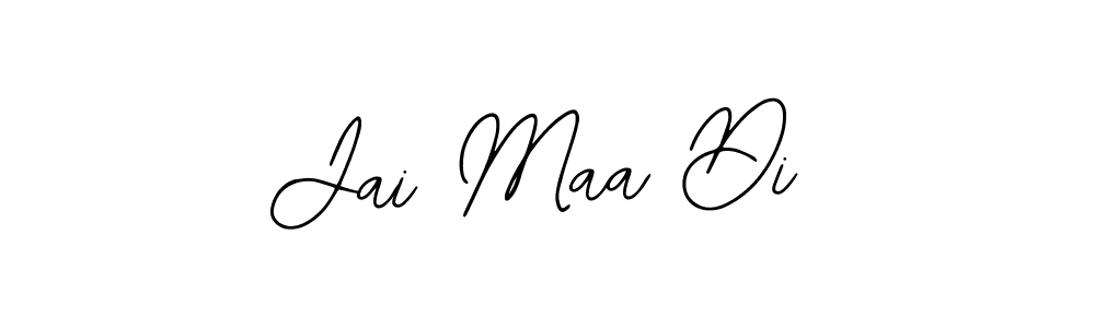 if you are searching for the best signature style for your name Jai Maa Di. so please give up your signature search. here we have designed multiple signature styles  using Bearetta-2O07w. Jai Maa Di signature style 12 images and pictures png
