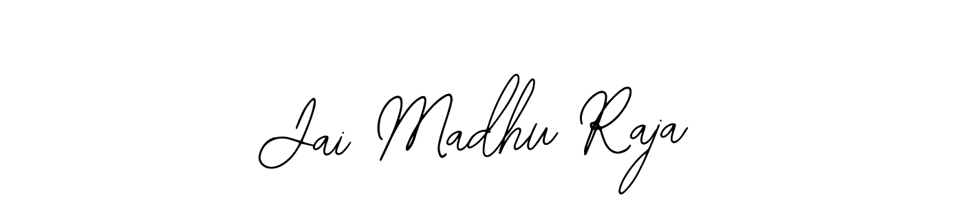 The best way (Bearetta-2O07w) to make a short signature is to pick only two or three words in your name. The name Jai Madhu Raja include a total of six letters. For converting this name. Jai Madhu Raja signature style 12 images and pictures png