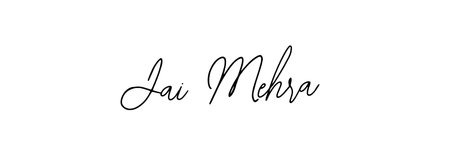 How to make Jai Mehra name signature. Use Bearetta-2O07w style for creating short signs online. This is the latest handwritten sign. Jai Mehra signature style 12 images and pictures png