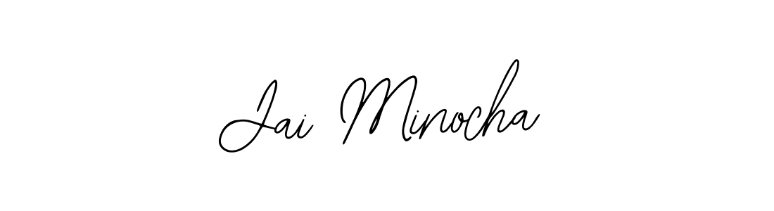Create a beautiful signature design for name Jai Minocha. With this signature (Bearetta-2O07w) fonts, you can make a handwritten signature for free. Jai Minocha signature style 12 images and pictures png