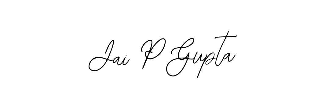 Jai P Gupta stylish signature style. Best Handwritten Sign (Bearetta-2O07w) for my name. Handwritten Signature Collection Ideas for my name Jai P Gupta. Jai P Gupta signature style 12 images and pictures png