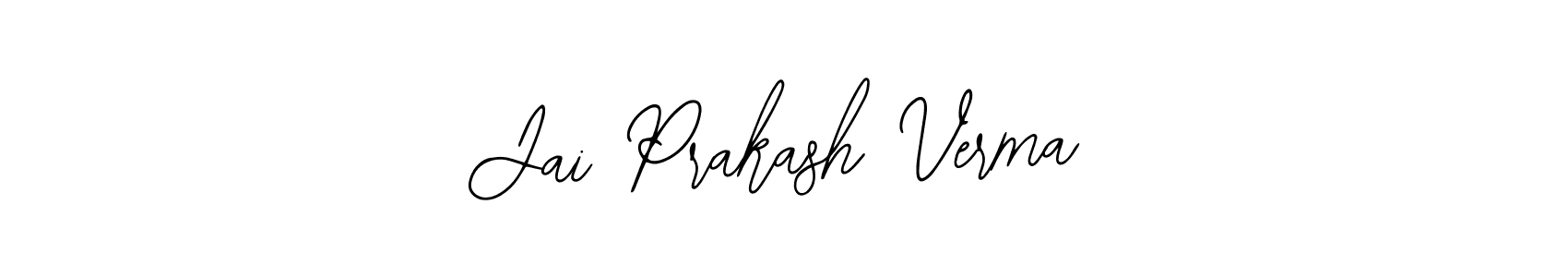 Similarly Bearetta-2O07w is the best handwritten signature design. Signature creator online .You can use it as an online autograph creator for name Jai Prakash Verma. Jai Prakash Verma signature style 12 images and pictures png