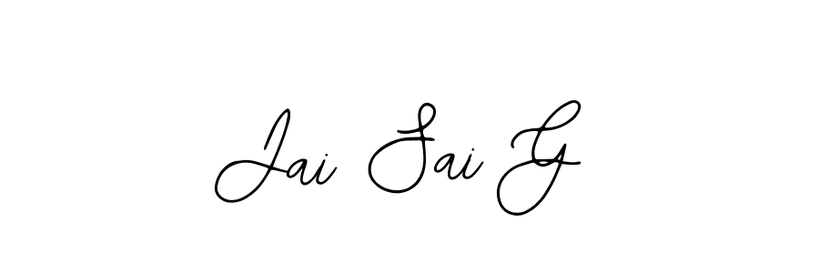It looks lik you need a new signature style for name Jai Sai G. Design unique handwritten (Bearetta-2O07w) signature with our free signature maker in just a few clicks. Jai Sai G signature style 12 images and pictures png