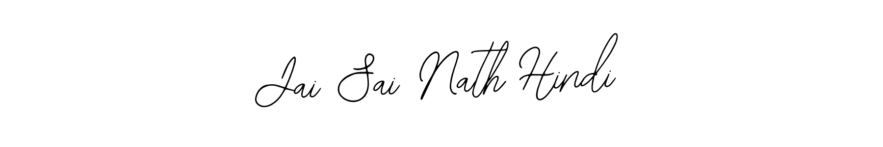 Similarly Bearetta-2O07w is the best handwritten signature design. Signature creator online .You can use it as an online autograph creator for name Jai Sai Nath Hindi. Jai Sai Nath Hindi signature style 12 images and pictures png