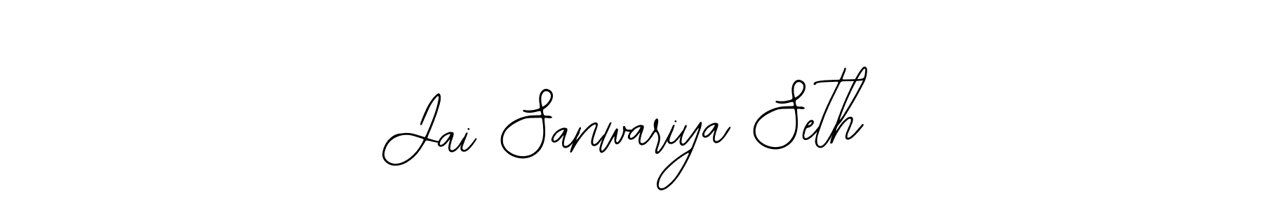 It looks lik you need a new signature style for name Jai Sanwariya Seth. Design unique handwritten (Bearetta-2O07w) signature with our free signature maker in just a few clicks. Jai Sanwariya Seth signature style 12 images and pictures png