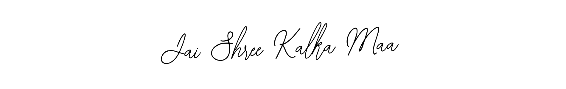 Bearetta-2O07w is a professional signature style that is perfect for those who want to add a touch of class to their signature. It is also a great choice for those who want to make their signature more unique. Get Jai Shree Kalka Maa name to fancy signature for free. Jai Shree Kalka Maa signature style 12 images and pictures png