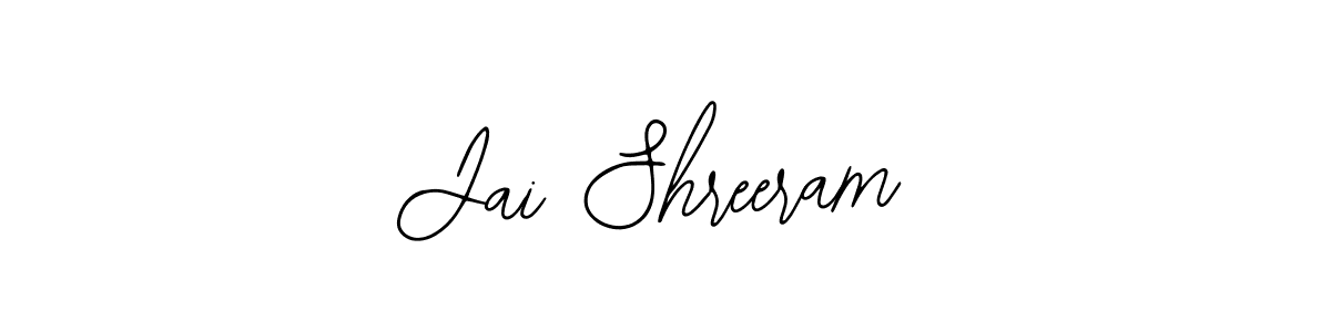 Design your own signature with our free online signature maker. With this signature software, you can create a handwritten (Bearetta-2O07w) signature for name Jai Shreeram. Jai Shreeram signature style 12 images and pictures png