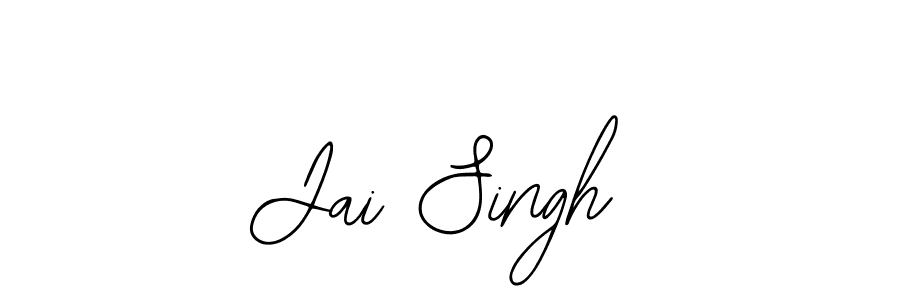 How to make Jai Singh name signature. Use Bearetta-2O07w style for creating short signs online. This is the latest handwritten sign. Jai Singh signature style 12 images and pictures png