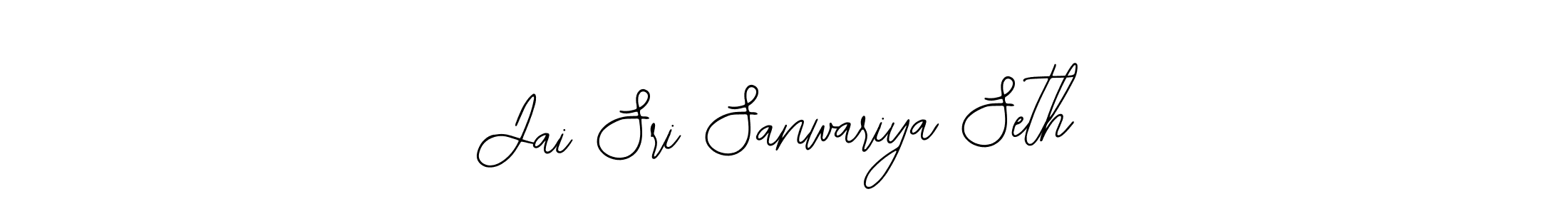 Make a beautiful signature design for name Jai Sri Sanwariya Seth. Use this online signature maker to create a handwritten signature for free. Jai Sri Sanwariya Seth signature style 12 images and pictures png