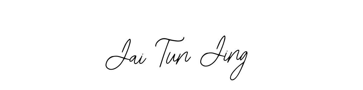 Make a beautiful signature design for name Jai Tun Jing. Use this online signature maker to create a handwritten signature for free. Jai Tun Jing signature style 12 images and pictures png