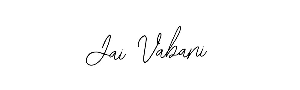 This is the best signature style for the Jai Vabani name. Also you like these signature font (Bearetta-2O07w). Mix name signature. Jai Vabani signature style 12 images and pictures png
