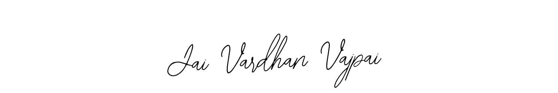 How to make Jai Vardhan Vajpai signature? Bearetta-2O07w is a professional autograph style. Create handwritten signature for Jai Vardhan Vajpai name. Jai Vardhan Vajpai signature style 12 images and pictures png