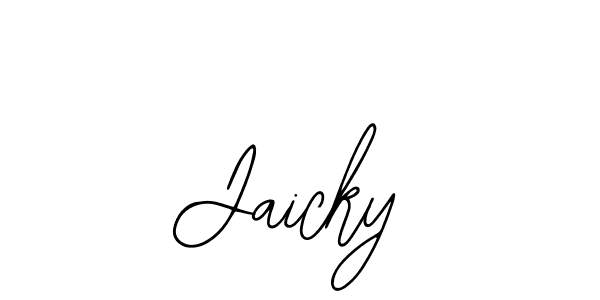 if you are searching for the best signature style for your name Jaicky. so please give up your signature search. here we have designed multiple signature styles  using Bearetta-2O07w. Jaicky signature style 12 images and pictures png