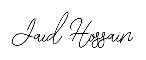The Bearetta-2O07w font transforms the name Jaid Hossain into an executive sign with sharp precision and distinguished character. Jaid Hossain signature style 12 images and pictures png
