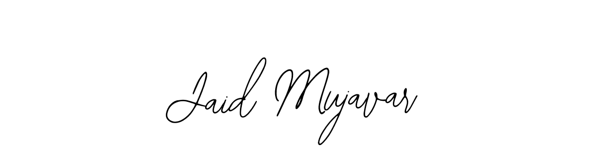 Similarly Bearetta-2O07w is the best handwritten signature design. Signature creator online .You can use it as an online autograph creator for name Jaid Mujavar. Jaid Mujavar signature style 12 images and pictures png