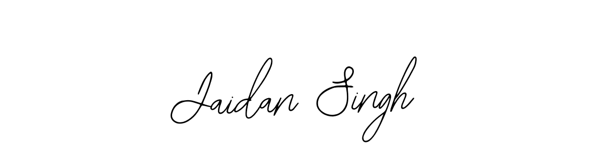 Bearetta-2O07w is a professional signature style that is perfect for those who want to add a touch of class to their signature. It is also a great choice for those who want to make their signature more unique. Get Jaidan Singh name to fancy signature for free. Jaidan Singh signature style 12 images and pictures png