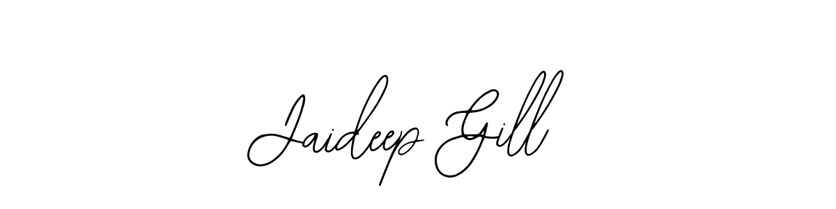 Make a short Jaideep Gill signature style. Manage your documents anywhere anytime using Bearetta-2O07w. Create and add eSignatures, submit forms, share and send files easily. Jaideep Gill signature style 12 images and pictures png
