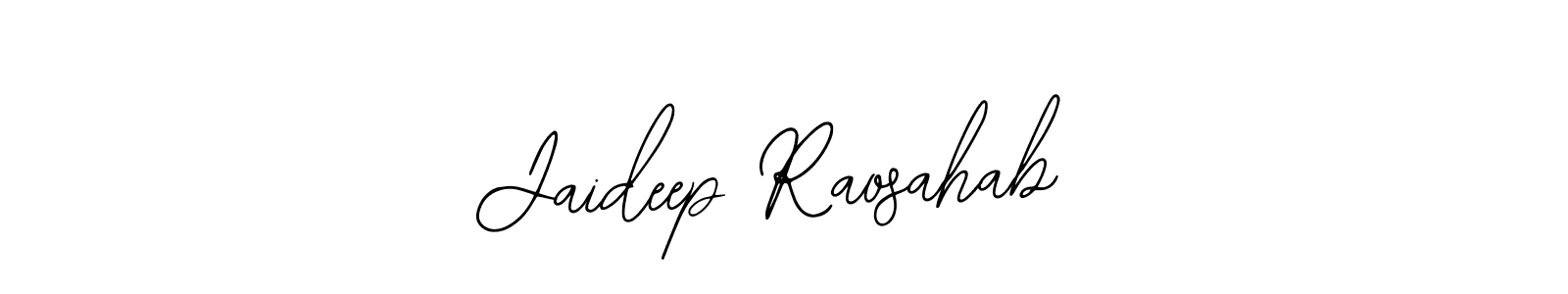 Use a signature maker to create a handwritten signature online. With this signature software, you can design (Bearetta-2O07w) your own signature for name Jaideep Raosahab. Jaideep Raosahab signature style 12 images and pictures png