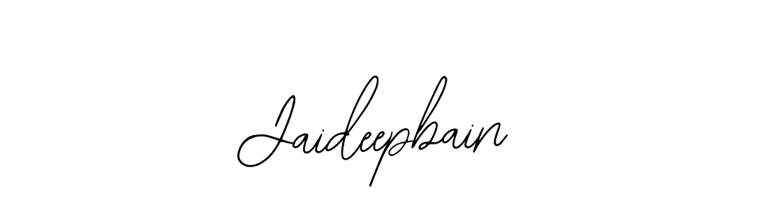 Use a signature maker to create a handwritten signature online. With this signature software, you can design (Bearetta-2O07w) your own signature for name Jaideepbain. Jaideepbain signature style 12 images and pictures png