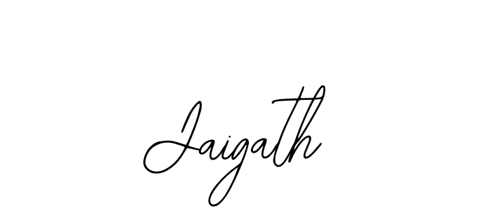 Design your own signature with our free online signature maker. With this signature software, you can create a handwritten (Bearetta-2O07w) signature for name Jaigath. Jaigath signature style 12 images and pictures png