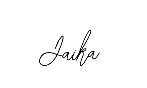 Design your own signature with our free online signature maker. With this signature software, you can create a handwritten (Bearetta-2O07w) signature for name Jaika. Jaika signature style 12 images and pictures png