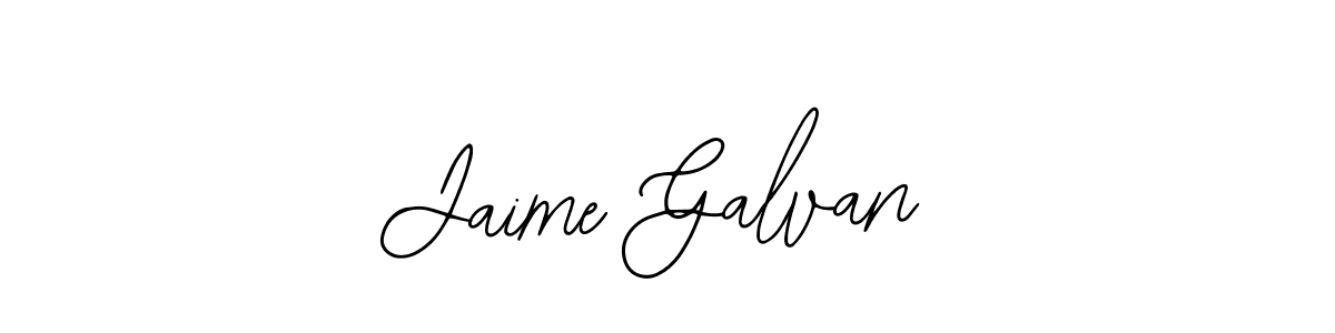 Bearetta-2O07w is a professional signature style that is perfect for those who want to add a touch of class to their signature. It is also a great choice for those who want to make their signature more unique. Get Jaime Galvan name to fancy signature for free. Jaime Galvan signature style 12 images and pictures png