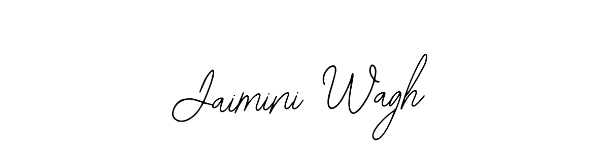 The best way (Bearetta-2O07w) to make a short signature is to pick only two or three words in your name. The name Jaimini Wagh include a total of six letters. For converting this name. Jaimini Wagh signature style 12 images and pictures png