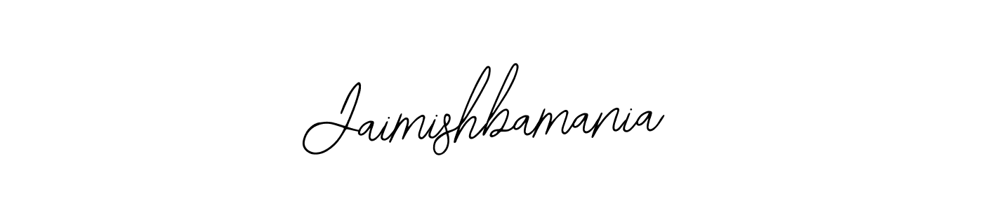 How to Draw Jaimishbamania signature style? Bearetta-2O07w is a latest design signature styles for name Jaimishbamania. Jaimishbamania signature style 12 images and pictures png