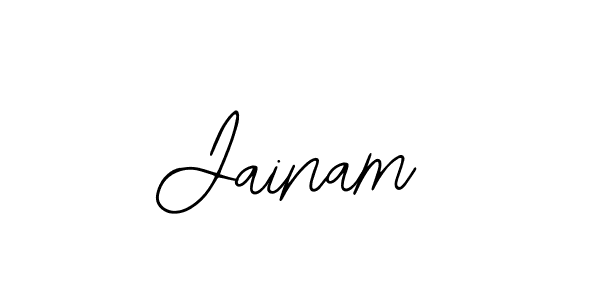 How to make Jainam signature? Bearetta-2O07w is a professional autograph style. Create handwritten signature for Jainam name. Jainam signature style 12 images and pictures png