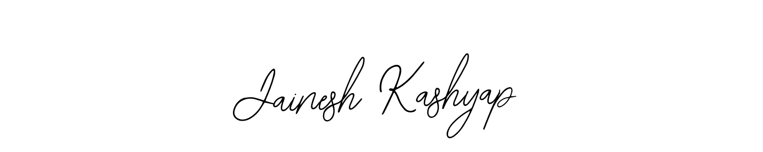 How to make Jainesh Kashyap signature? Bearetta-2O07w is a professional autograph style. Create handwritten signature for Jainesh Kashyap name. Jainesh Kashyap signature style 12 images and pictures png