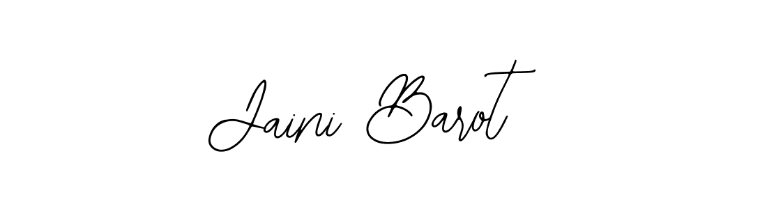 The best way (Bearetta-2O07w) to make a short signature is to pick only two or three words in your name. The name Jaini Barot include a total of six letters. For converting this name. Jaini Barot signature style 12 images and pictures png