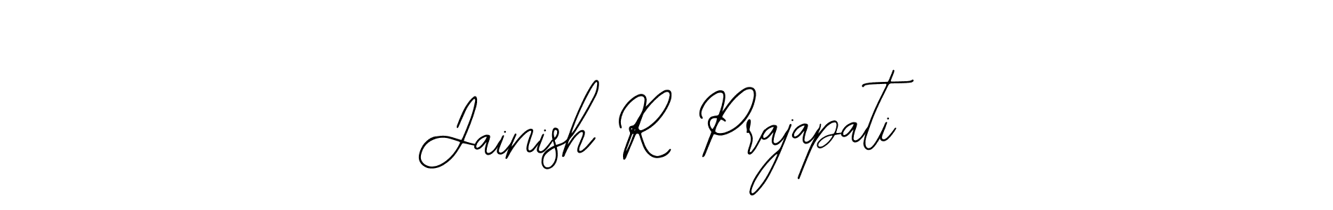 Make a beautiful signature design for name Jainish R Prajapati. With this signature (Bearetta-2O07w) style, you can create a handwritten signature for free. Jainish R Prajapati signature style 12 images and pictures png