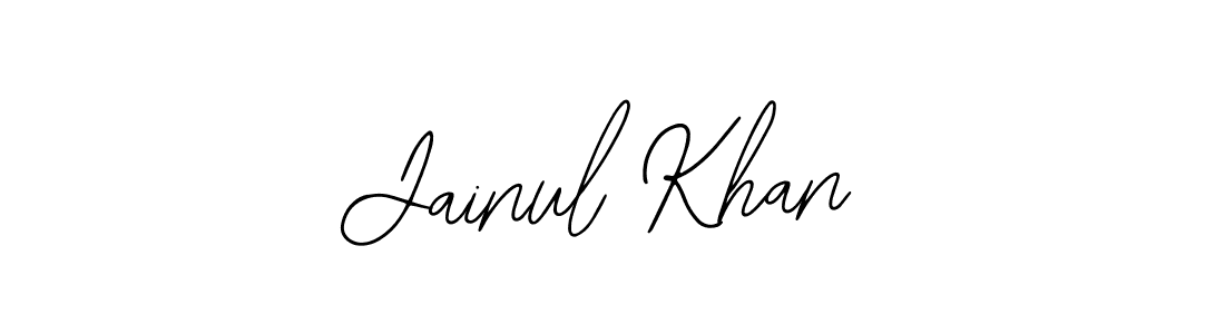 How to make Jainul Khan signature? Bearetta-2O07w is a professional autograph style. Create handwritten signature for Jainul Khan name. Jainul Khan signature style 12 images and pictures png