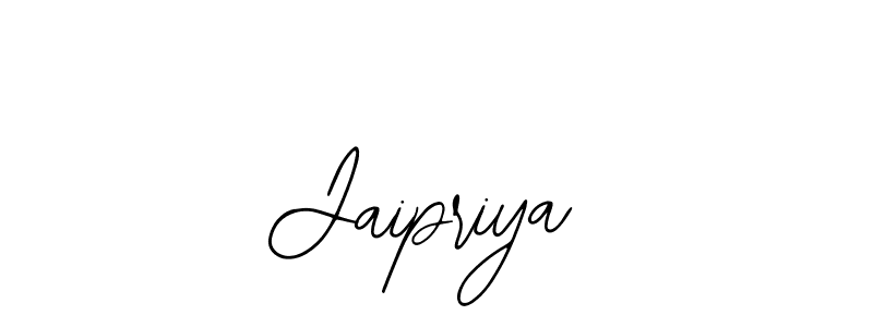 How to make Jaipriya signature? Bearetta-2O07w is a professional autograph style. Create handwritten signature for Jaipriya name. Jaipriya signature style 12 images and pictures png