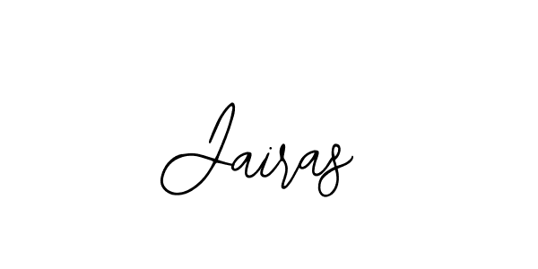 Use a signature maker to create a handwritten signature online. With this signature software, you can design (Bearetta-2O07w) your own signature for name Jairas. Jairas signature style 12 images and pictures png