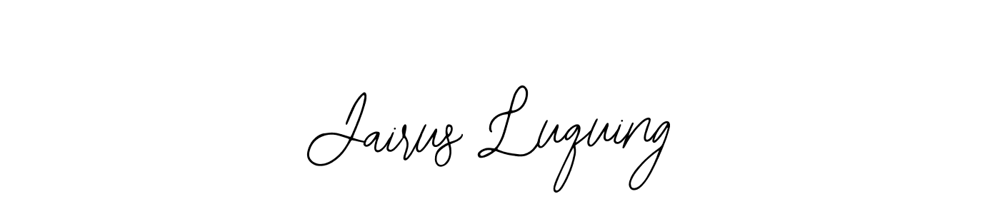 How to Draw Jairus Luquing signature style? Bearetta-2O07w is a latest design signature styles for name Jairus Luquing. Jairus Luquing signature style 12 images and pictures png