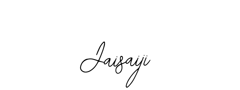 The best way (Bearetta-2O07w) to make a short signature is to pick only two or three words in your name. The name Jaisaiji include a total of six letters. For converting this name. Jaisaiji signature style 12 images and pictures png