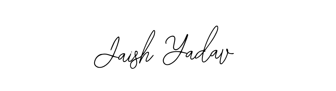 Use a signature maker to create a handwritten signature online. With this signature software, you can design (Bearetta-2O07w) your own signature for name Jaish Yadav. Jaish Yadav signature style 12 images and pictures png