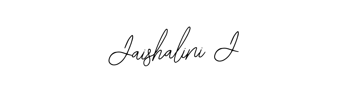 Design your own signature with our free online signature maker. With this signature software, you can create a handwritten (Bearetta-2O07w) signature for name Jaishalini J. Jaishalini J signature style 12 images and pictures png