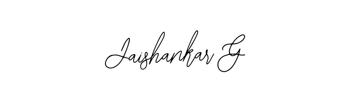 Also You can easily find your signature by using the search form. We will create Jaishankar G name handwritten signature images for you free of cost using Bearetta-2O07w sign style. Jaishankar G signature style 12 images and pictures png