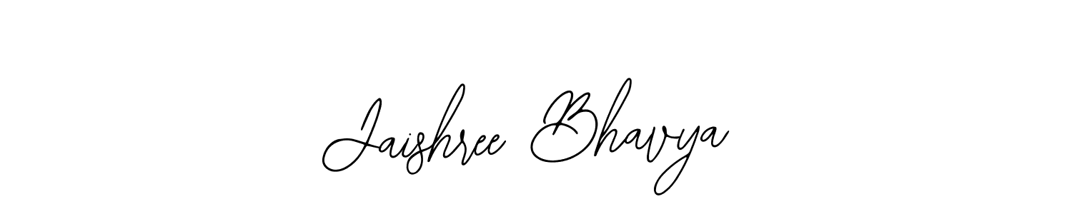 Create a beautiful signature design for name Jaishree Bhavya. With this signature (Bearetta-2O07w) fonts, you can make a handwritten signature for free. Jaishree Bhavya signature style 12 images and pictures png