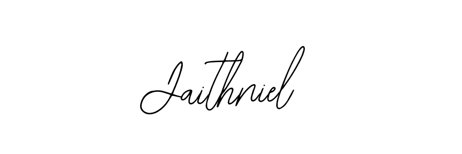 How to make Jaithniel signature? Bearetta-2O07w is a professional autograph style. Create handwritten signature for Jaithniel name. Jaithniel signature style 12 images and pictures png