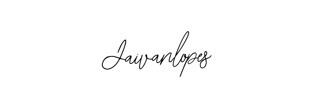 How to make Jaivanlopes signature? Bearetta-2O07w is a professional autograph style. Create handwritten signature for Jaivanlopes name. Jaivanlopes signature style 12 images and pictures png