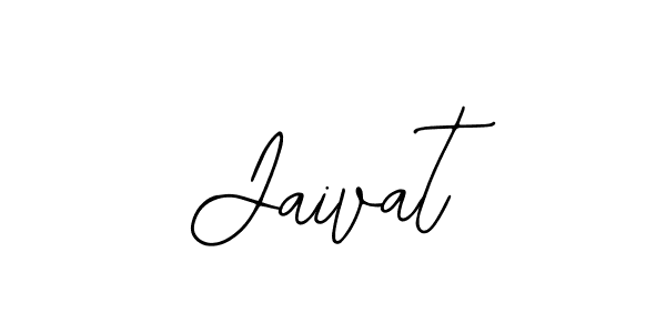Use a signature maker to create a handwritten signature online. With this signature software, you can design (Bearetta-2O07w) your own signature for name Jaivat. Jaivat signature style 12 images and pictures png
