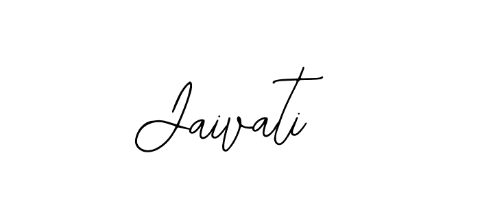 if you are searching for the best signature style for your name Jaivati. so please give up your signature search. here we have designed multiple signature styles  using Bearetta-2O07w. Jaivati signature style 12 images and pictures png