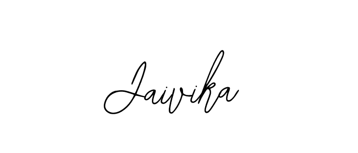 Design your own signature with our free online signature maker. With this signature software, you can create a handwritten (Bearetta-2O07w) signature for name Jaivika. Jaivika signature style 12 images and pictures png