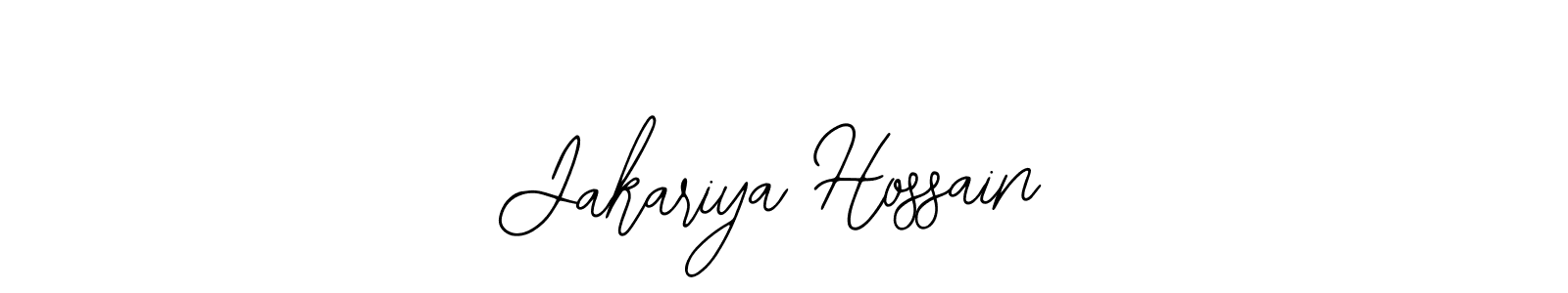 It looks lik you need a new signature style for name Jakariya Hossain. Design unique handwritten (Bearetta-2O07w) signature with our free signature maker in just a few clicks. Jakariya Hossain signature style 12 images and pictures png