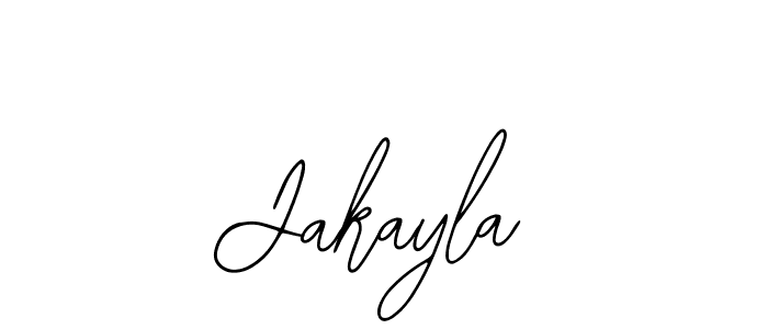 Design your own signature with our free online signature maker. With this signature software, you can create a handwritten (Bearetta-2O07w) signature for name Jakayla. Jakayla signature style 12 images and pictures png