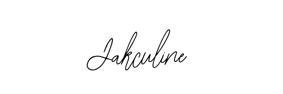 Use a signature maker to create a handwritten signature online. With this signature software, you can design (Bearetta-2O07w) your own signature for name Jakculine. Jakculine signature style 12 images and pictures png